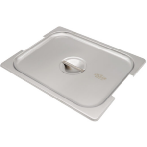 GLOBAL HALF LID INSERT WITH HANDLES S/STEEL