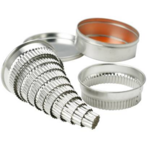 CATER ACE PLAIN 20 PIECE ROUND CUTTER SET S/STEEL