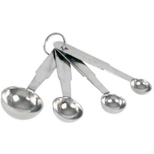 CATER ACE 4 PIECE MEASURING SPOONS SET S/STEEL