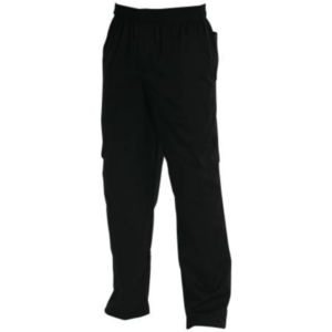 CHEF EQUIP XXX LARGE BLACK CARGO CHEF TROUSERS