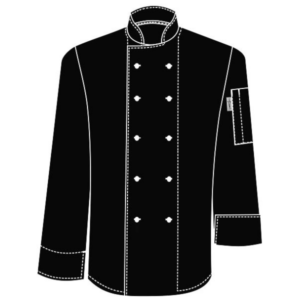CHEF EQUIP X LARGE DEMIN LONG SLEEVE BASIC CHEF JACKET