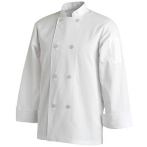 CHEF EQUIP X LARGE WHITE LONG SLEEVE BASIC CHEF JACKET