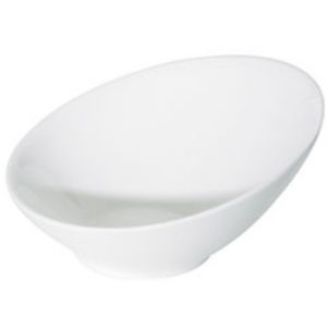 FORTIS HOTELWARE SLANT TOP BOWL PRIMA WHITE