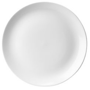 CHURCHILL EVOLVE COUPE PLATE WHITE