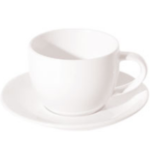 LUZERNE COUPE SAUCER CLASSIC NEW BONE WHITE
