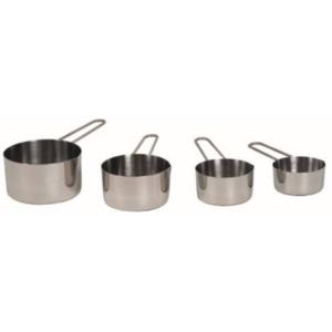 CATER ACE 4 PIECE MEASURING CUP SET S/STEEL