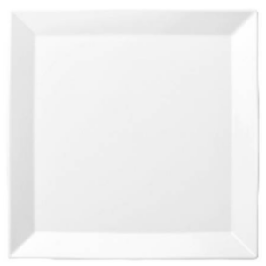 LUZERNE SQUARE PLATE OLIVE WHITE