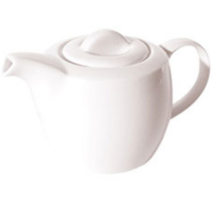 LUZERNE TEA POT WITH LID CLASSIC NEW BONE WHITE