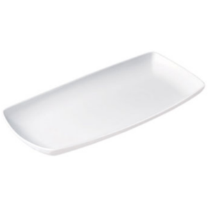 CHURCHILL OBLONG PLATE X SQUARED WHITE