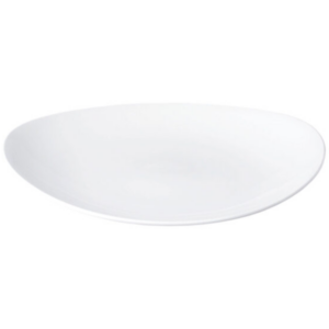 CHURCHILL OVAL COUPE PLATE ORBIT WHITE