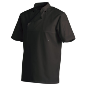 CHEF EQUIP X SMALL BLACK SHORT SLEEVE UTILITY COAT
