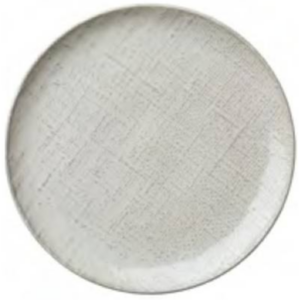 LUZERNE ROUND COUPE PLATE REACTIVE WHITE KNIT