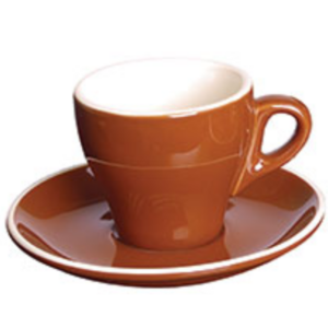 FORTIS HOTELWARE CAPPUCCINO SAUCER ITALIA BROWN