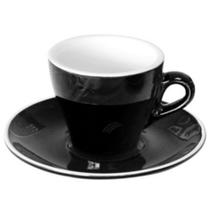 FORTIS HOTELWARE CAPPUCCINO SAUCER ITALIA BLACK