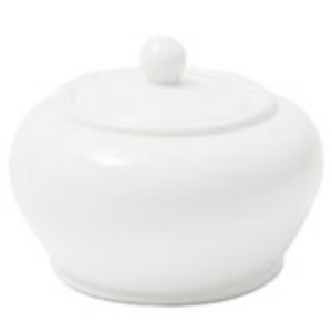 FORTIS HOTELWARE SUGAR BOWL WITH LID PRIMA WHITE