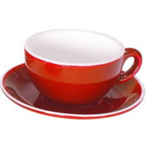 FORTIS HOTELWARE CAPPUCCINO SAUCER ITALIA RED